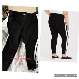 Tux strip ponte pull on pants by torrid